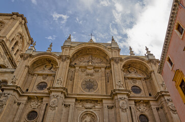 Fototapeta na wymiar Granada Cathedral, details, Spain