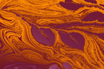 Ebru art background marbling texture floral patterns