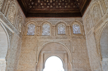 Granada, inside the Alhambra, details