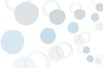 abstract white background with circle elements and in gray, white and blue #36