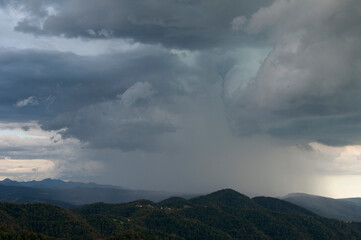 Fototapeta premium Summer Rain in Julian Alps, Eastern Europe
