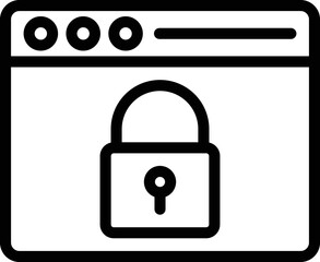 Data security Vector Icon Design Illustration