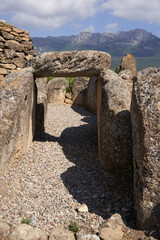 Dolmen or portal tomb in La Rioja (Spain)