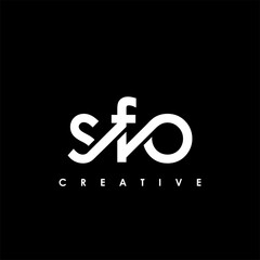 SFO Letter Initial Logo Design Template Vector Illustration