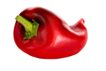 rote Paprika freigestellt