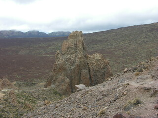 Landscape near Teide Volcano, Tenerife, Spain