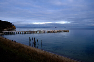 pier in the sea