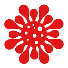 Obraz premium Bacteria icon, virus icon, ncov icon, Coronavirus, Bacteria viruses elements