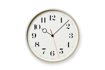 Classic clock isolated on white background