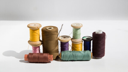 A set of threads and accessories for embroidery vintage things