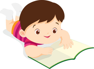 Back to school, happy Pupils children learning computer reading books concept