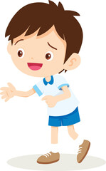 Back to school, happy Pupils children learning computer reading books concept