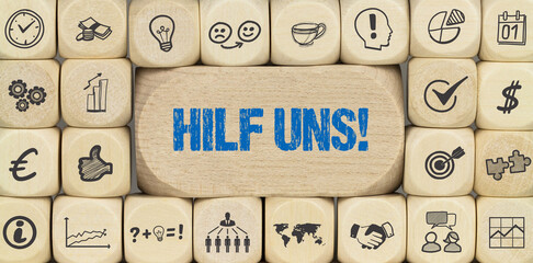 hilf uns!