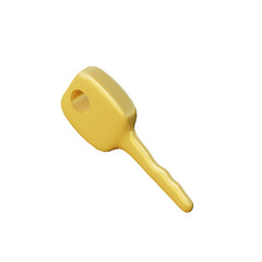 3D Key Illustration