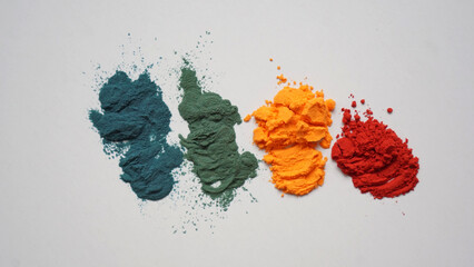 カラフルな食紅