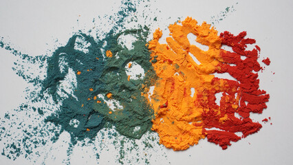 カラフルな食紅