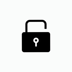 Padlock Icon. Locked Symbol - Vector.