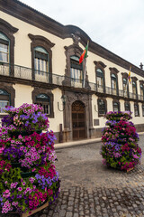 City Hall of the city of Funchal in Madeira. Portugal