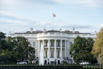 Fototapeta na wymiar South side of the White House Washington D.C.