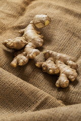 Vegetables on blanket