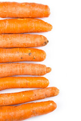 Vegetables on a white background