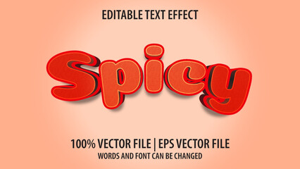 Editable text effect modern 3d and minimal font style