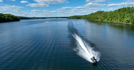 Jet Skit on Crow Lake Ontario