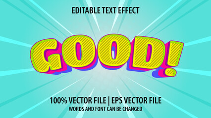 Editable text effect modern 3d and minimal font style