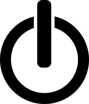 Power Button Icon Vector Eps Start Icon