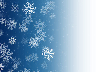 Icon Snowflake Christmas background
