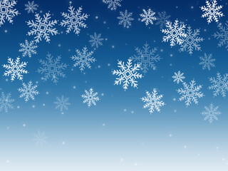 Icon Snowflake Christmas background

