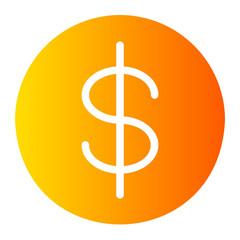 coin gradient icon