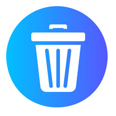 dustbin gradient icon