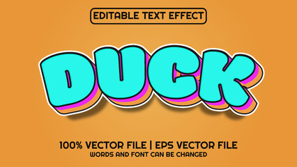Editable text effect modern 3d and minimal font style
