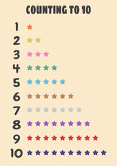 Educational posters for playroom and kids