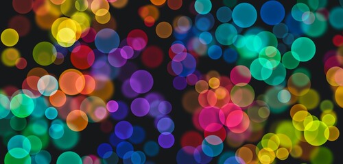 Dreamy colors lights art background