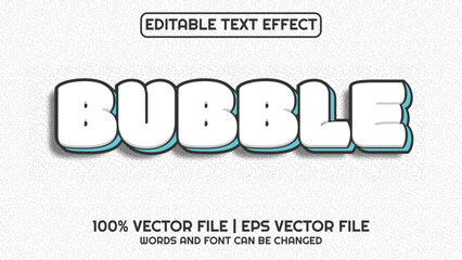 Editable text effect modern 3d and minimal font style