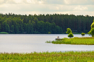 Fototapeta premium Lake on Masuria, Poland
