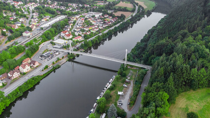 Neckarbrücke Zwingenberg - Bridge in Zwingenberg, Baden-Württemberg