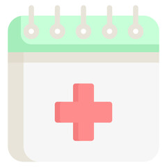 medical checkup flat icon