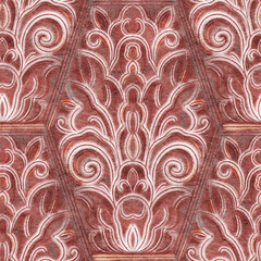 stylized ethnic pattern.