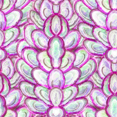 stylized ethnic pattern.