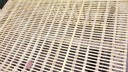 Toiture et litonnage d'une maison en r&eacute;novation