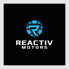 Creative elegant trendy modern monogram logo design. initial based Alphabet icon logo.letter R logo template. Luxury  R logo template.