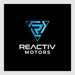 Creative elegant trendy modern monogram logo design. initial based Alphabet icon logo.letter R logo template. Luxury  R logo template.