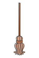 魔女の箒のイメージイラスト