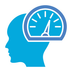 Performance Glyph Two Color Icon