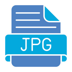 Jpg Glyph Two Color Icon