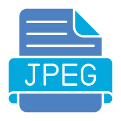 Jpeg Glyph Two Color Icon