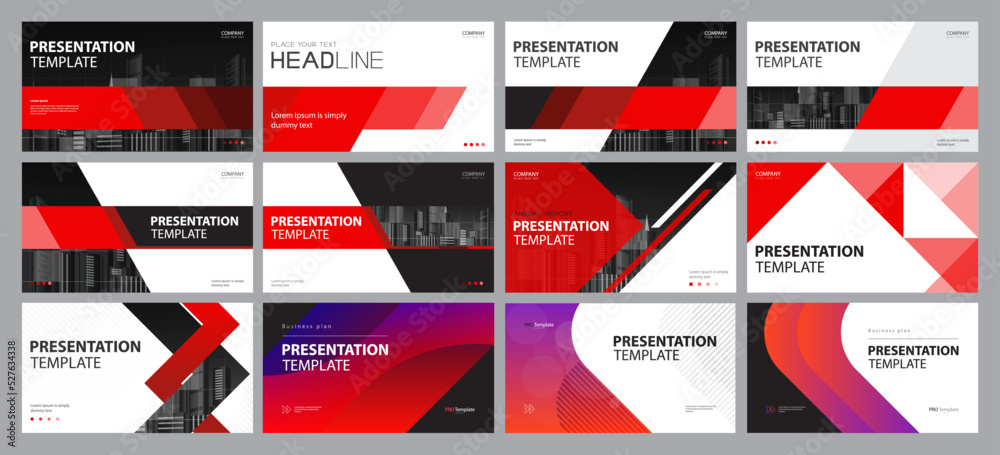 Poster set abstract business presentation cover background design template and cover page design for book m